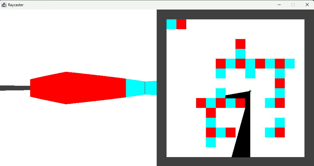 Example of raycasting